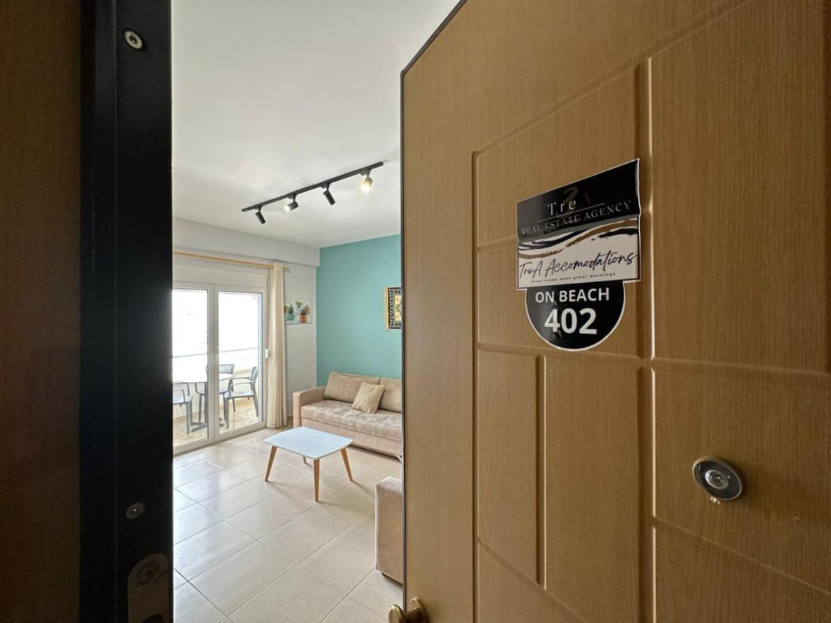 Trea Accomodations - On Private Beach With Sunbed & Umbrella Vlore Exterior photo